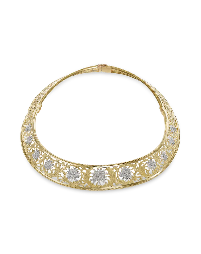 Collar Sacromonte diamantes, oro