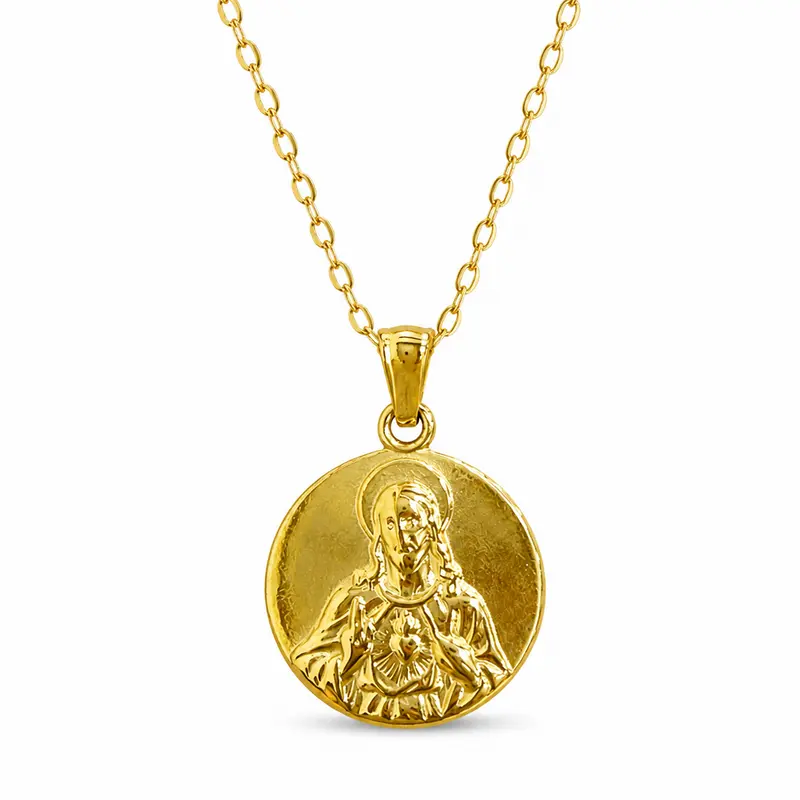 Collar SAGRADO CORAZÓN DE JESÚS DORADO