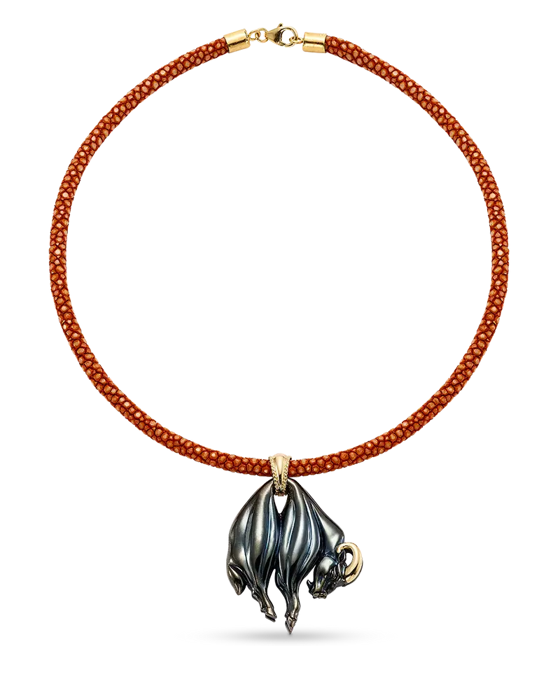 Collar Toisón cordón rojo, oro