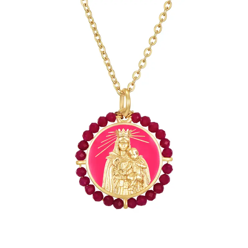 Collar VIRGEN DEL CARMEN RUBÍ