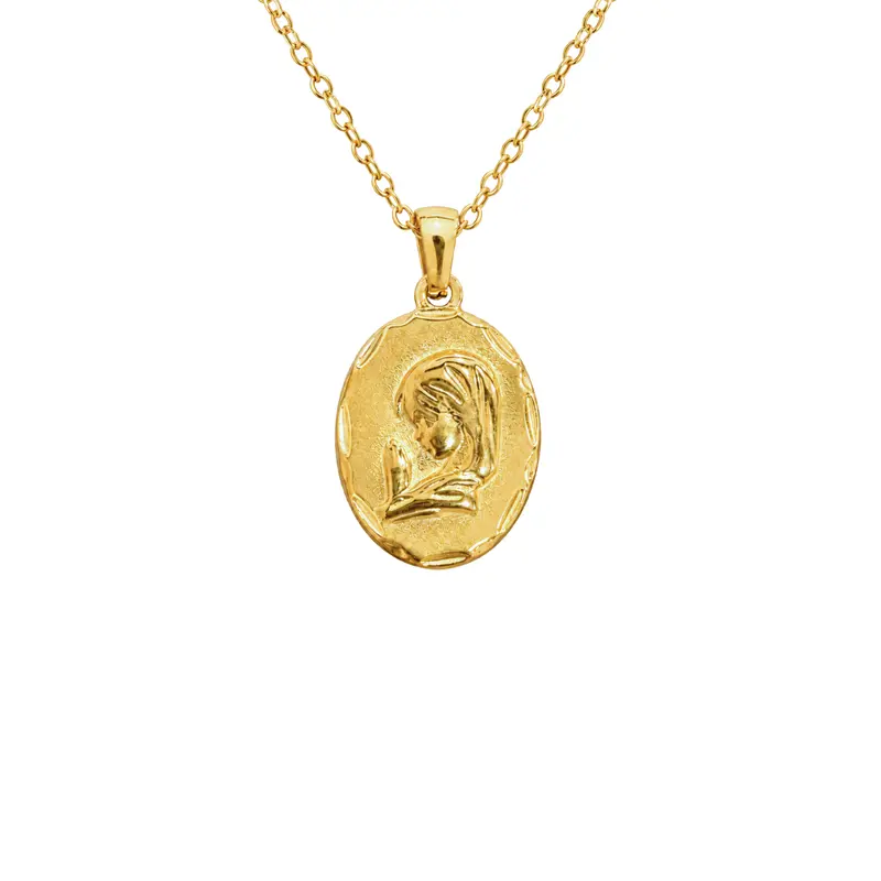 Collar VIRGEN NIÑA DORADO