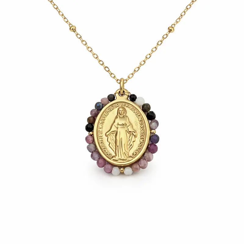 Collar VIRGEN TURMALINAS