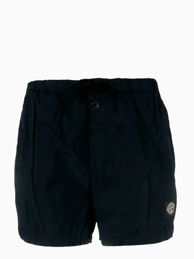 Compass-patch swim shorts