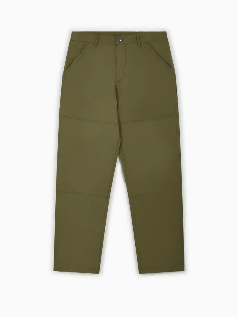 Cotton gabardine trousers