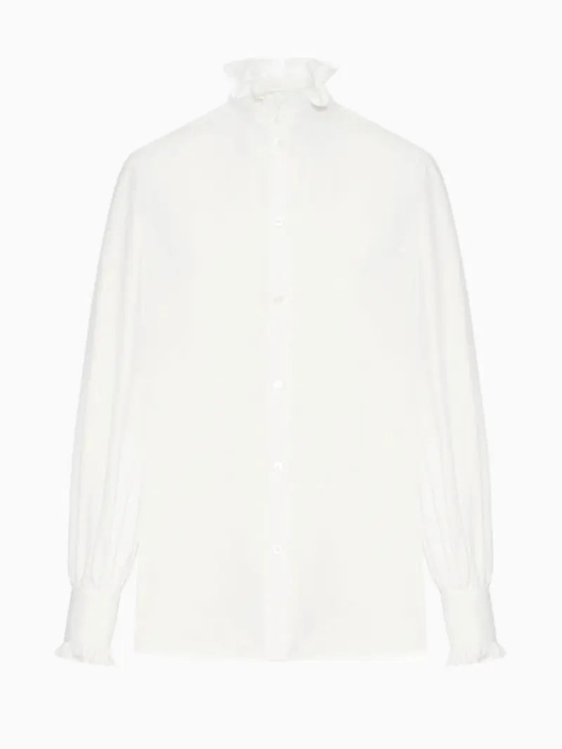Cotton poplin shirt