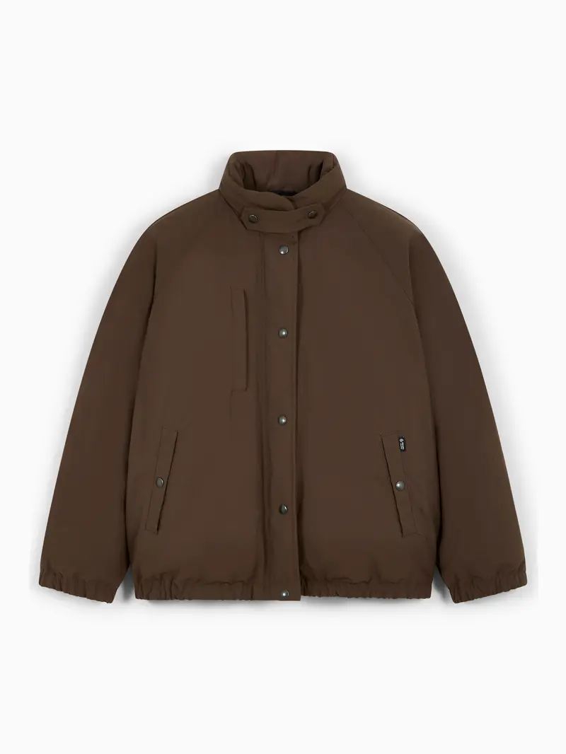 Cropped down jacket