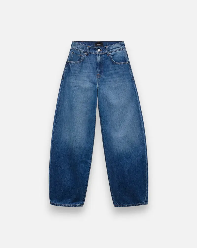 Denim 7 for all Mankind Bonnie Curvilinear