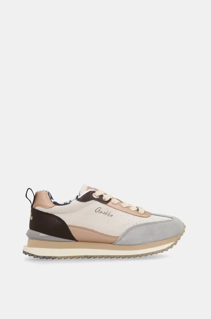 Deportivos azules y beige Anekke