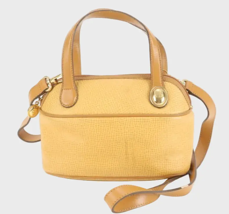 Dior mini trotter Oval Leather Pouch bandolera beige