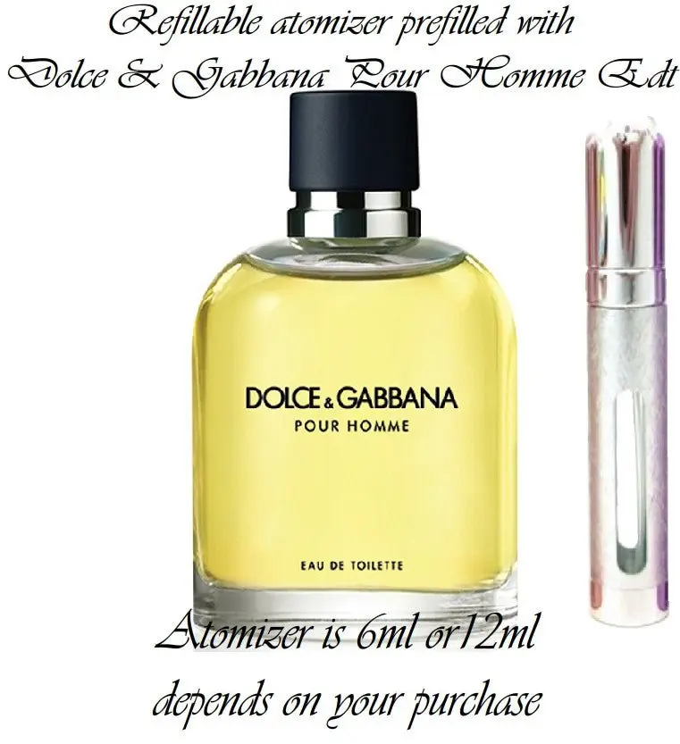 Dolce and Gabbana Pour Homme muestra de perfume