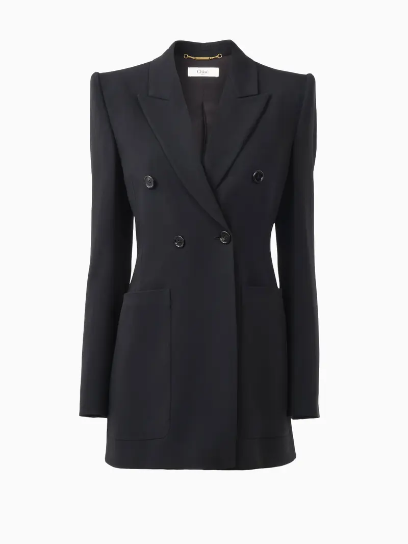 Double-breasted tailored jacket