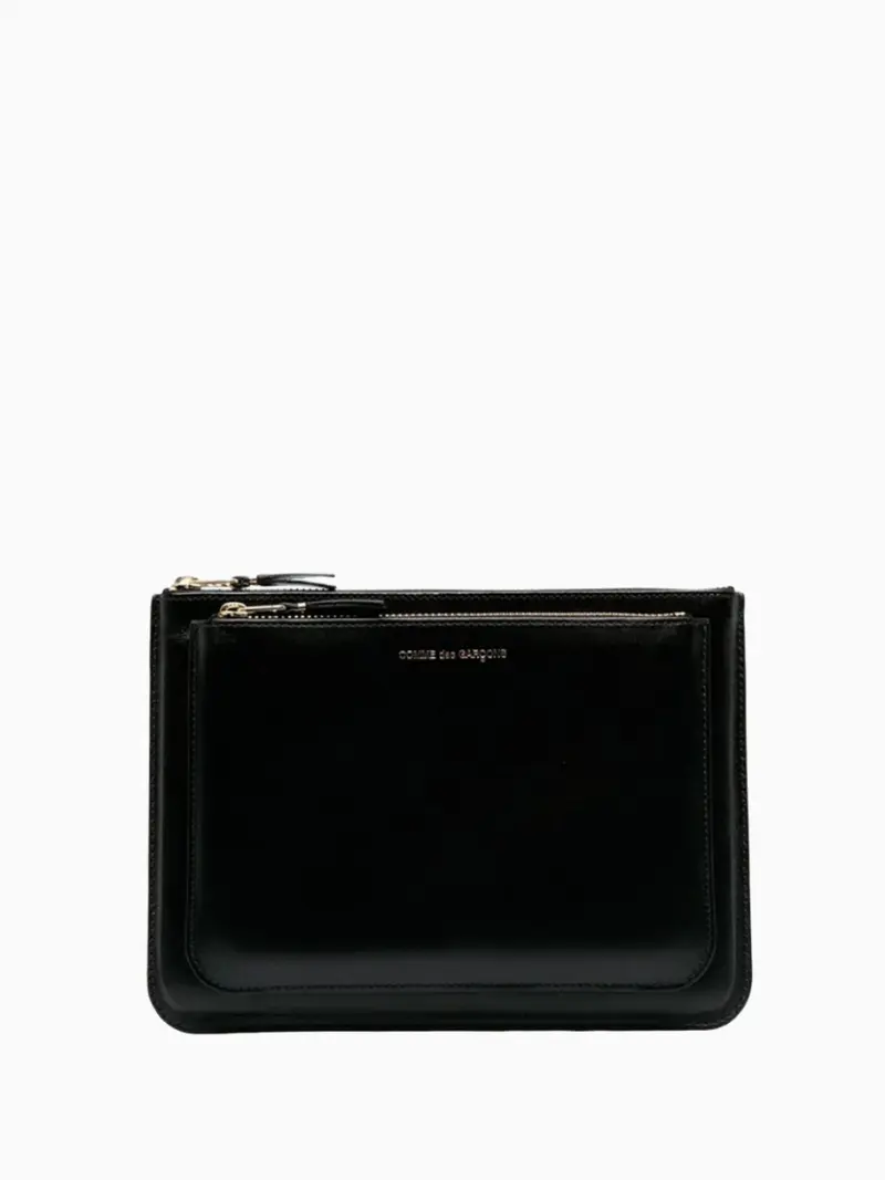 Double-compartment pouch
