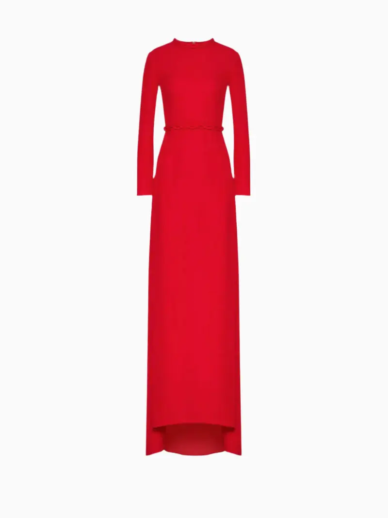 Double-georgette evening dress