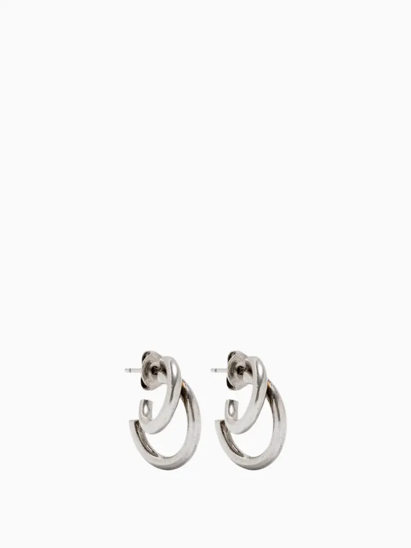 Double hoop earrings