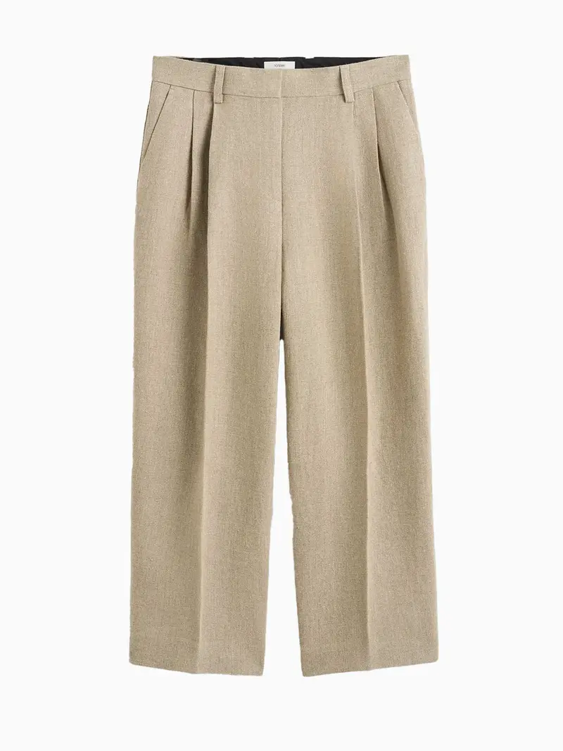 Double-pleat trousers