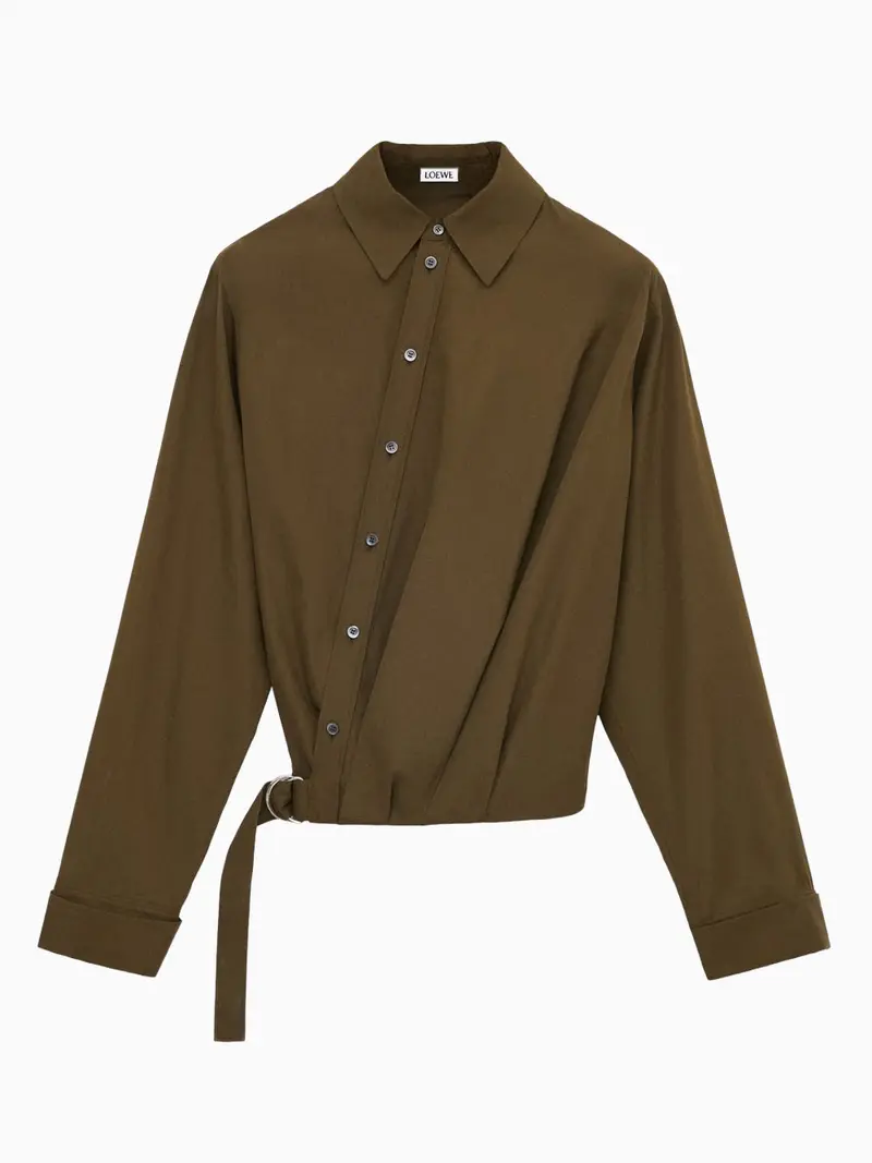 Draped shirt