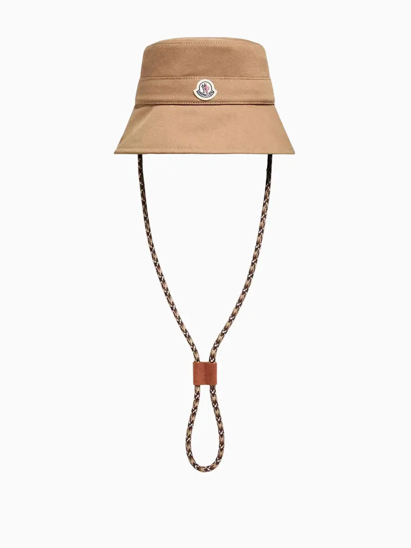Drawstring bucket hat