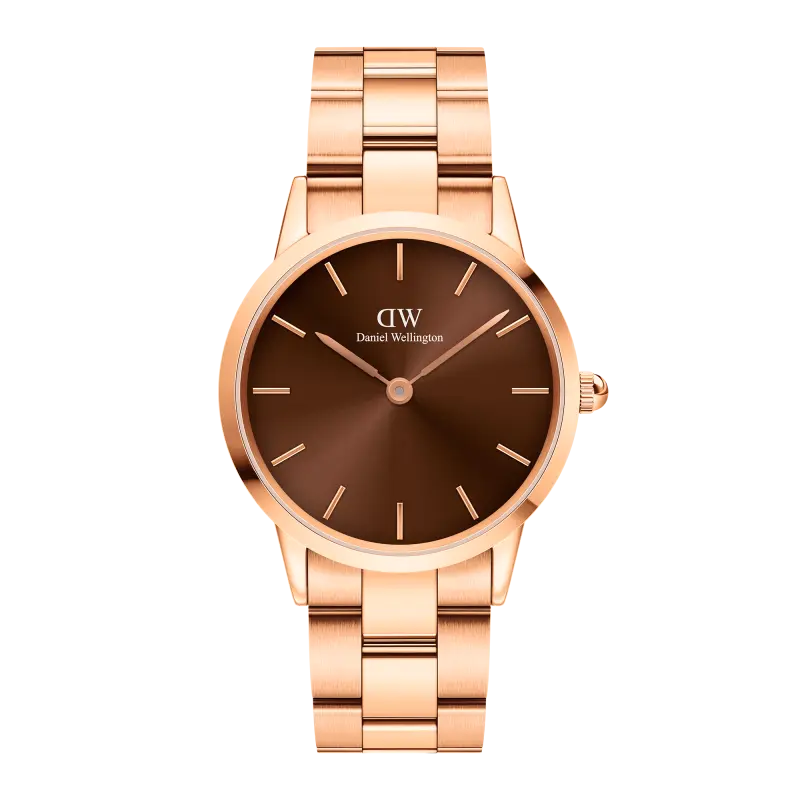 DW Iconic  Amber Rose Gold 36mm