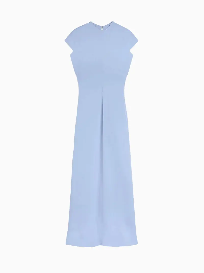 Envers satin evening dress