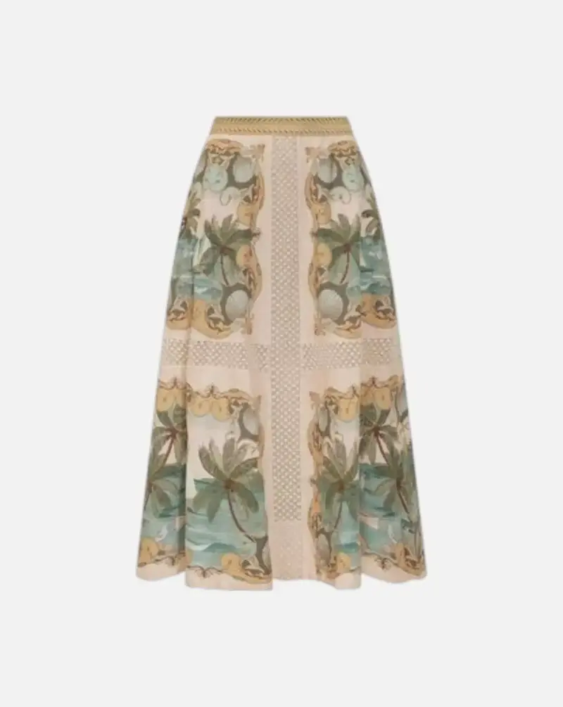 Falda Farm Rio Royal Sea Multicolor