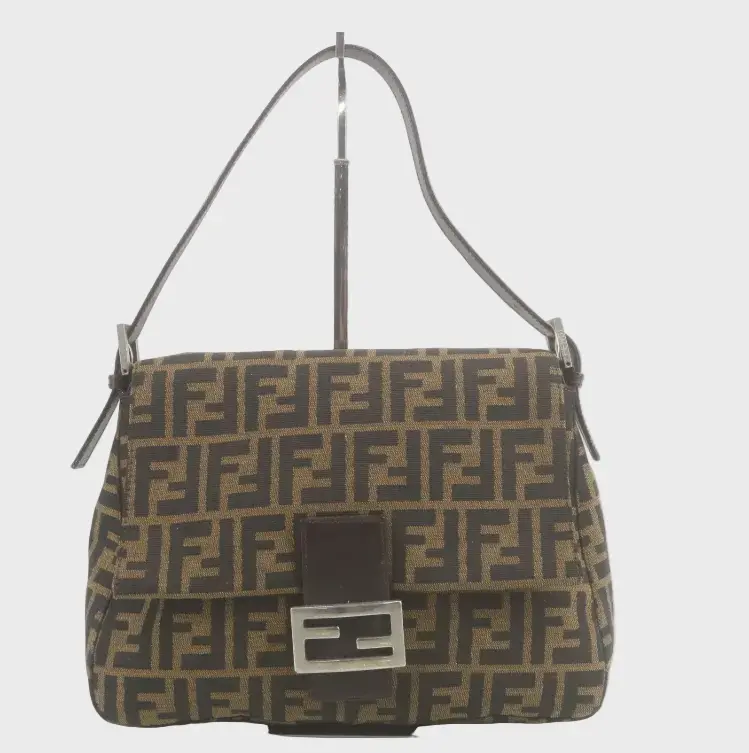 Fendi Mamma Baguette Zucca Canvas Marrón – Iconic FF