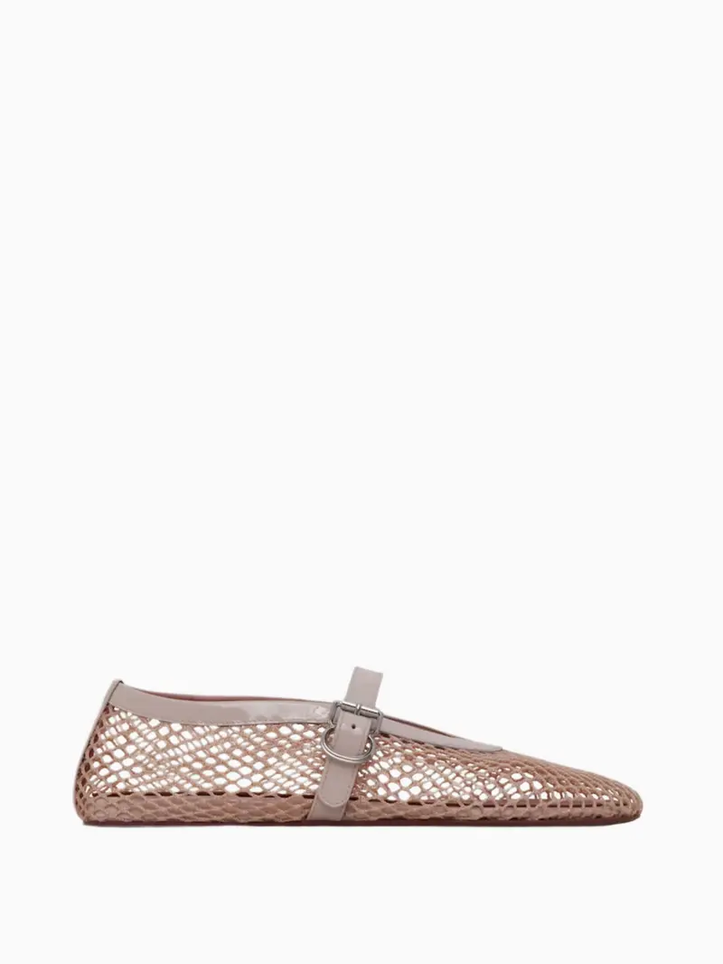 Fishet ballet flats