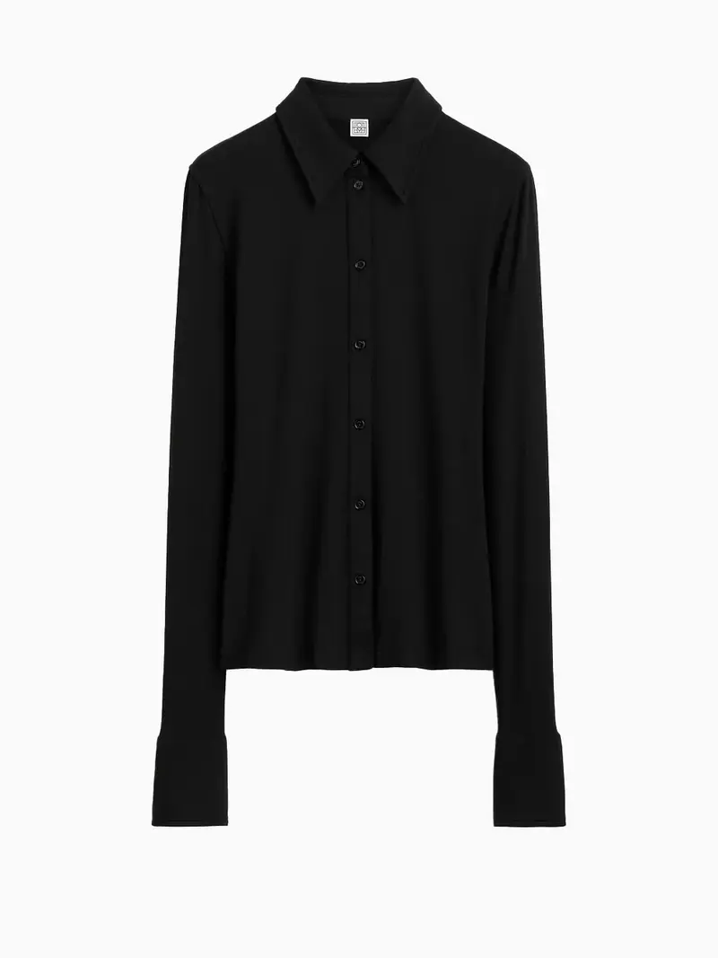 Fitted jersey shirt