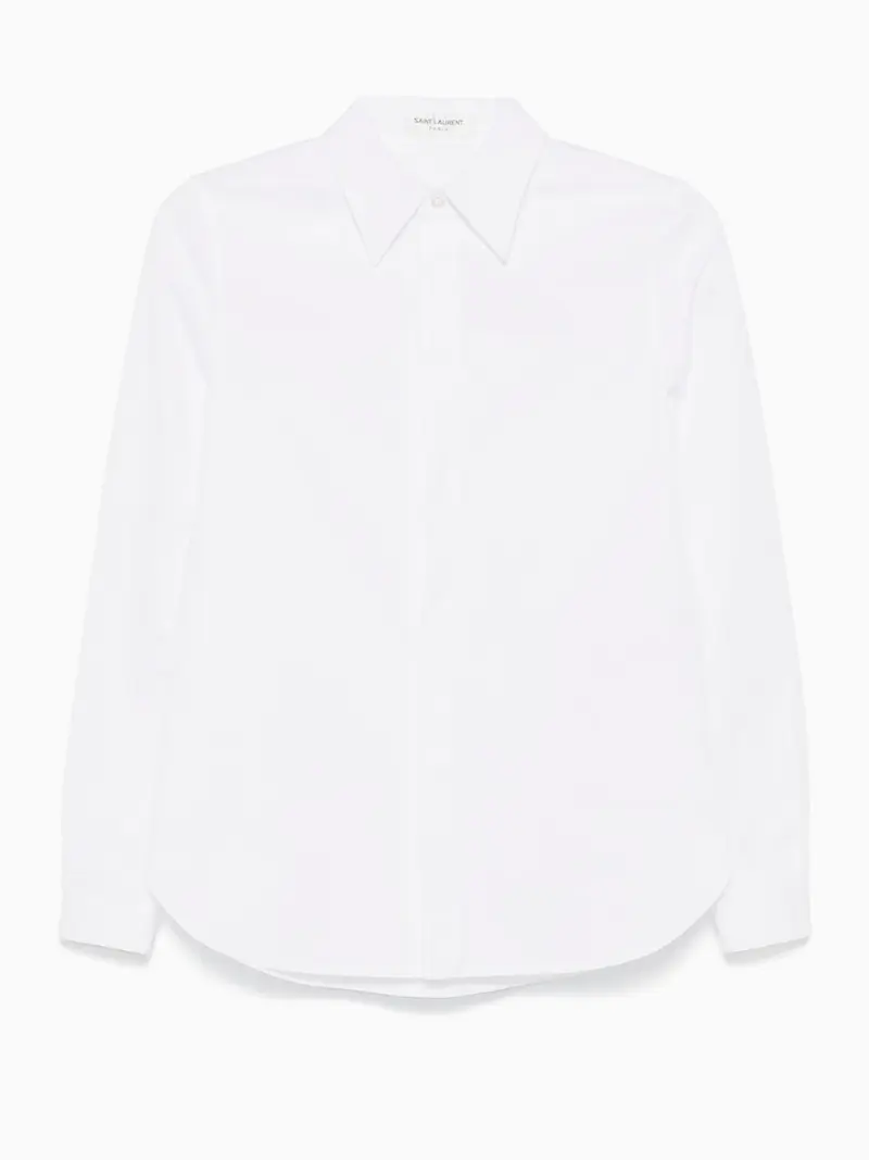 Flat collar shirt