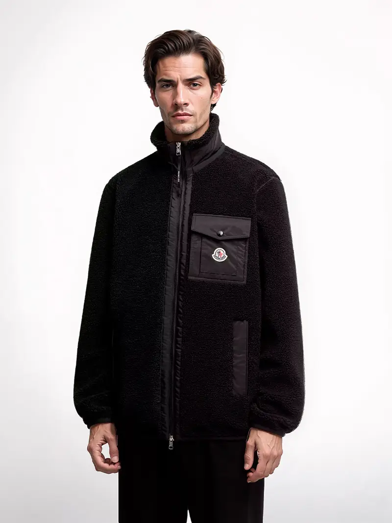 Fleece-effect sweatshirt