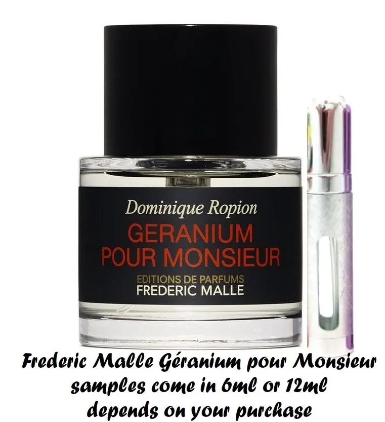 Frederic Malle Géranium pour Monsieur muestra de perfume