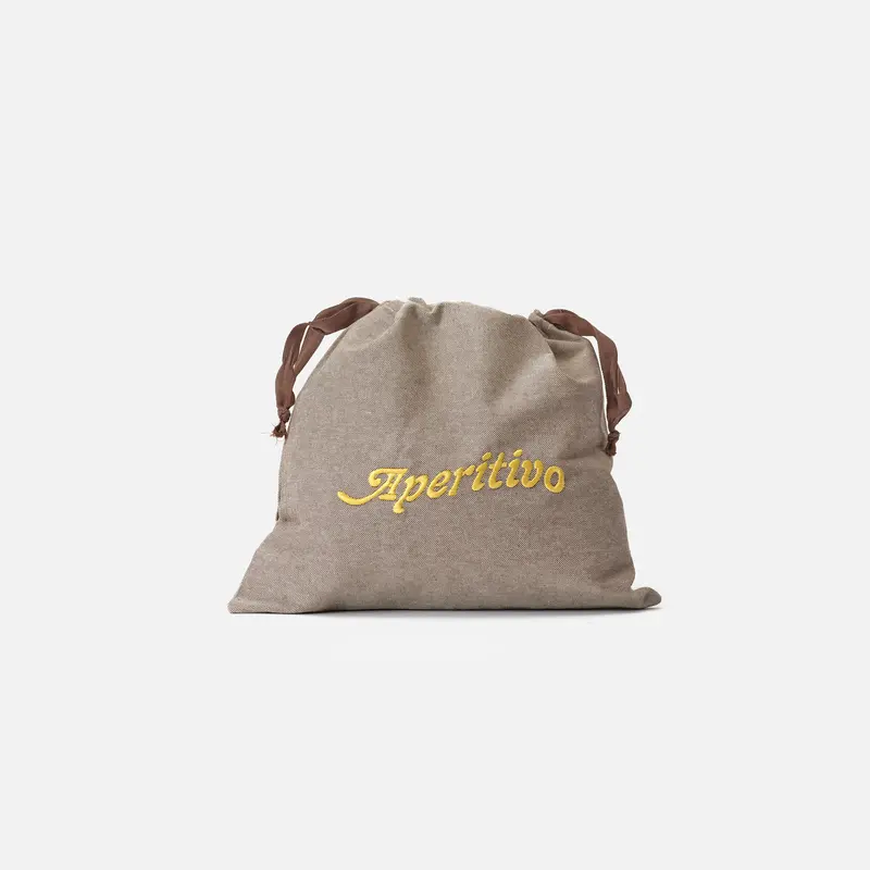 Funda bordada Aperitivo Marrón