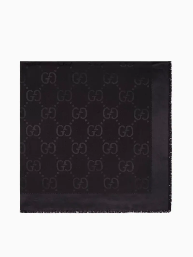 GG jacquard shawl