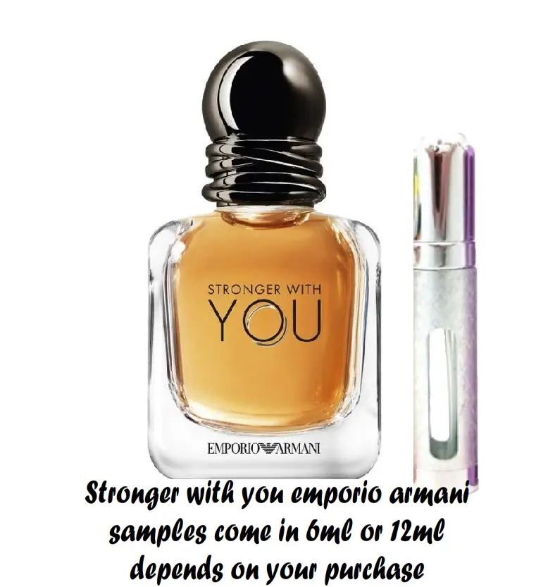 Giorgio Armani Stronger With You muestra de perfume