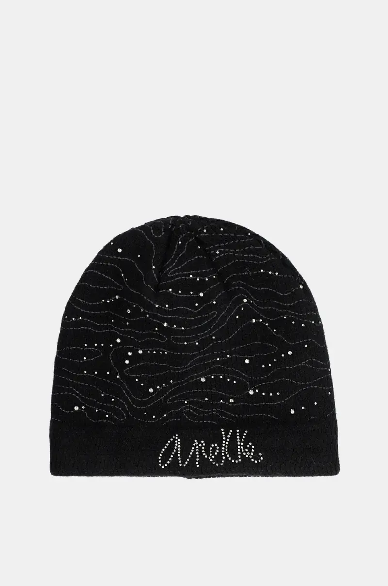 Gorro de punto negro