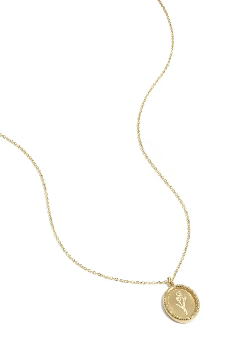 Grasse | Collar Corto con Flor de Tulipán