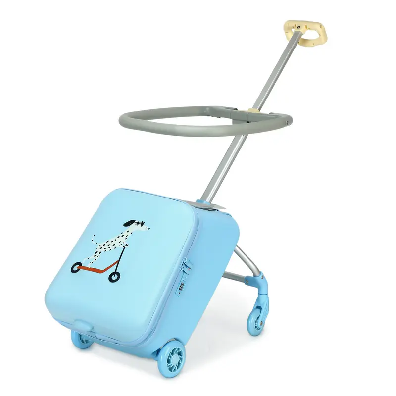 GREENWICH maleta con asiento infantil DALMATIAN