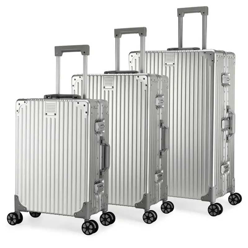 GREENWICH Set de Maletas 100% ALUMINIO Praga