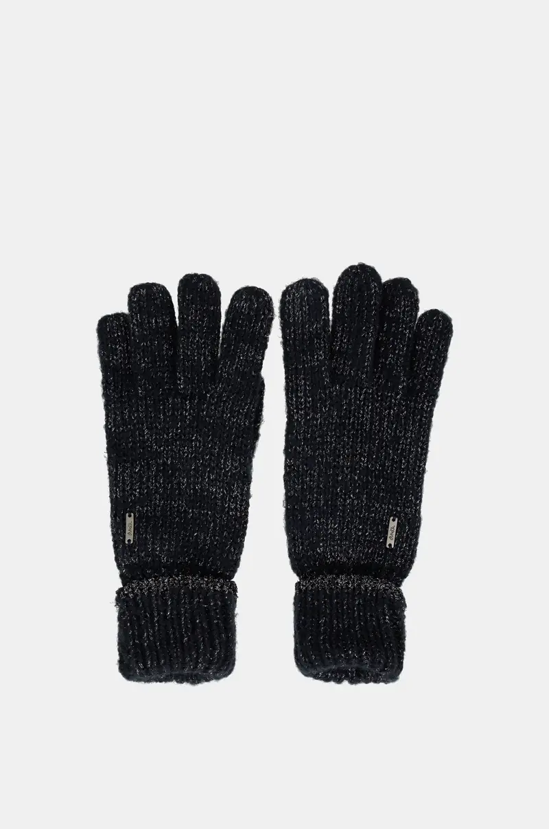 Guantes logomanía azul marino