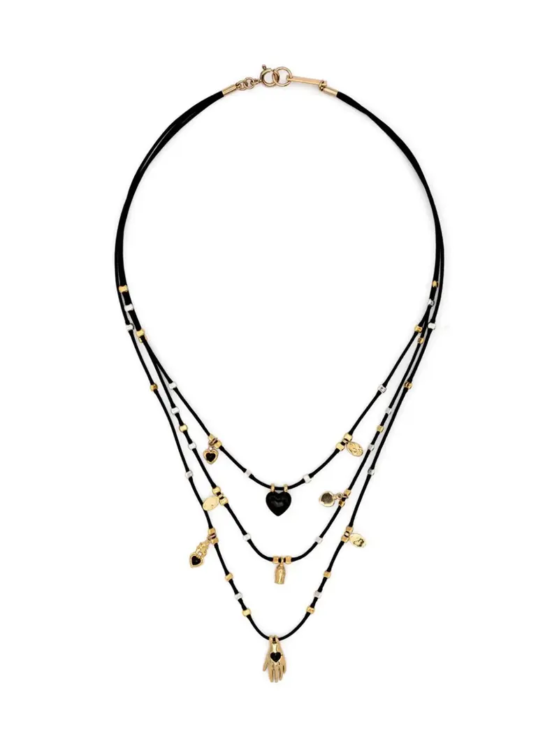 Happiness layered necklace