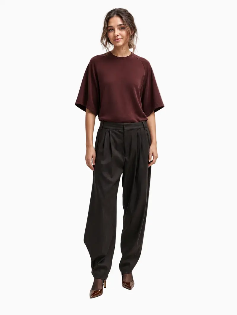 Herringbone trousers