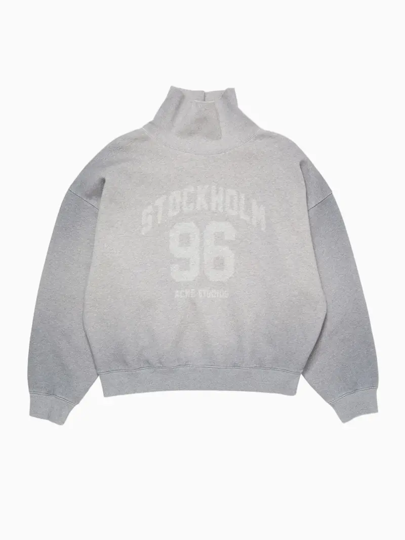 High-neck sweatshirt