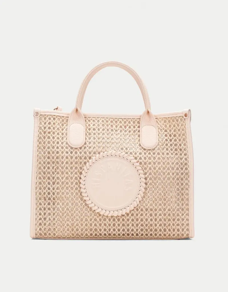 HISPANITAS BOLSO RAFIA PANNA/BUTTER 90252