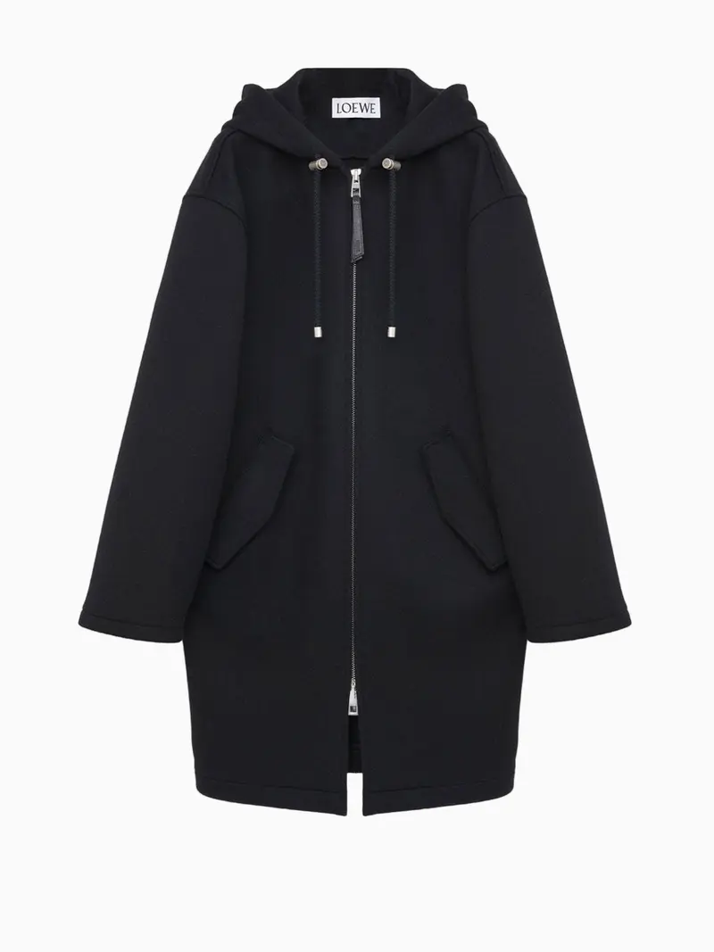 Hooded coat