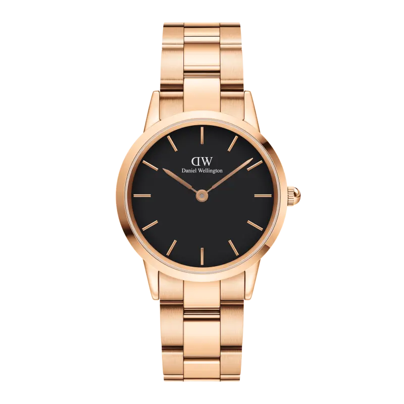 Iconic Link 32mm Gold Rose Black