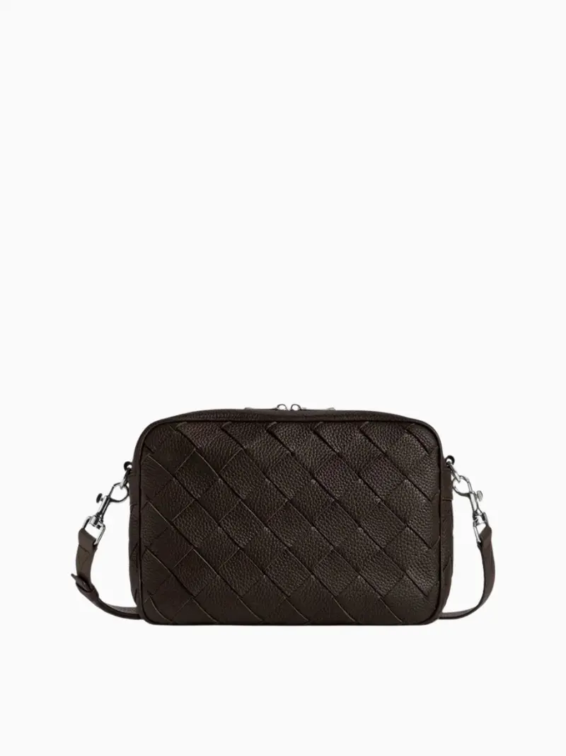 Intrecciato camera bag