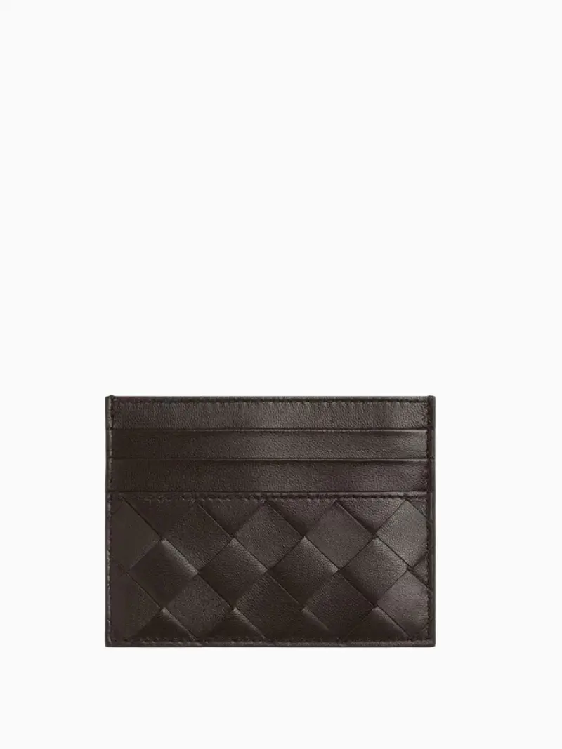 Intrecciato card case
