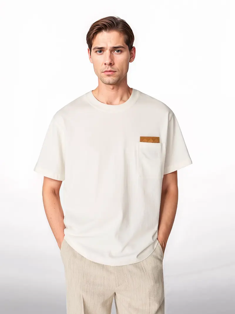 Intrecciato detail t-shirt