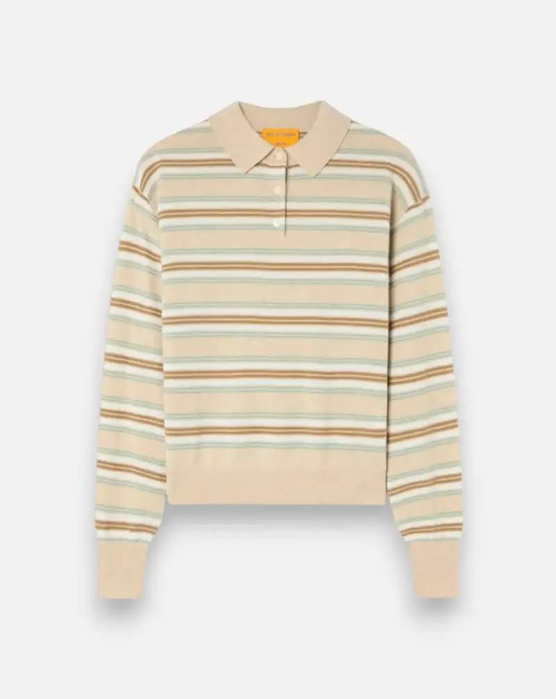 Jersey Collegiate Stripe Polo