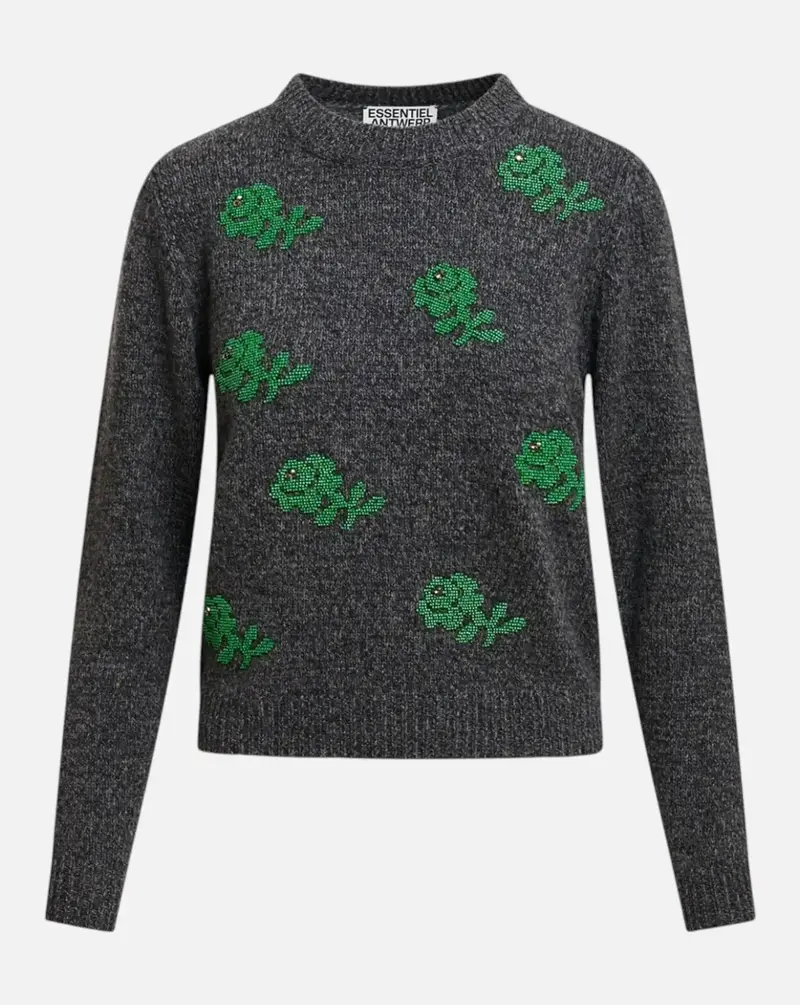 Jersey Essentiel Antwerp Korine Embroidered Pullover