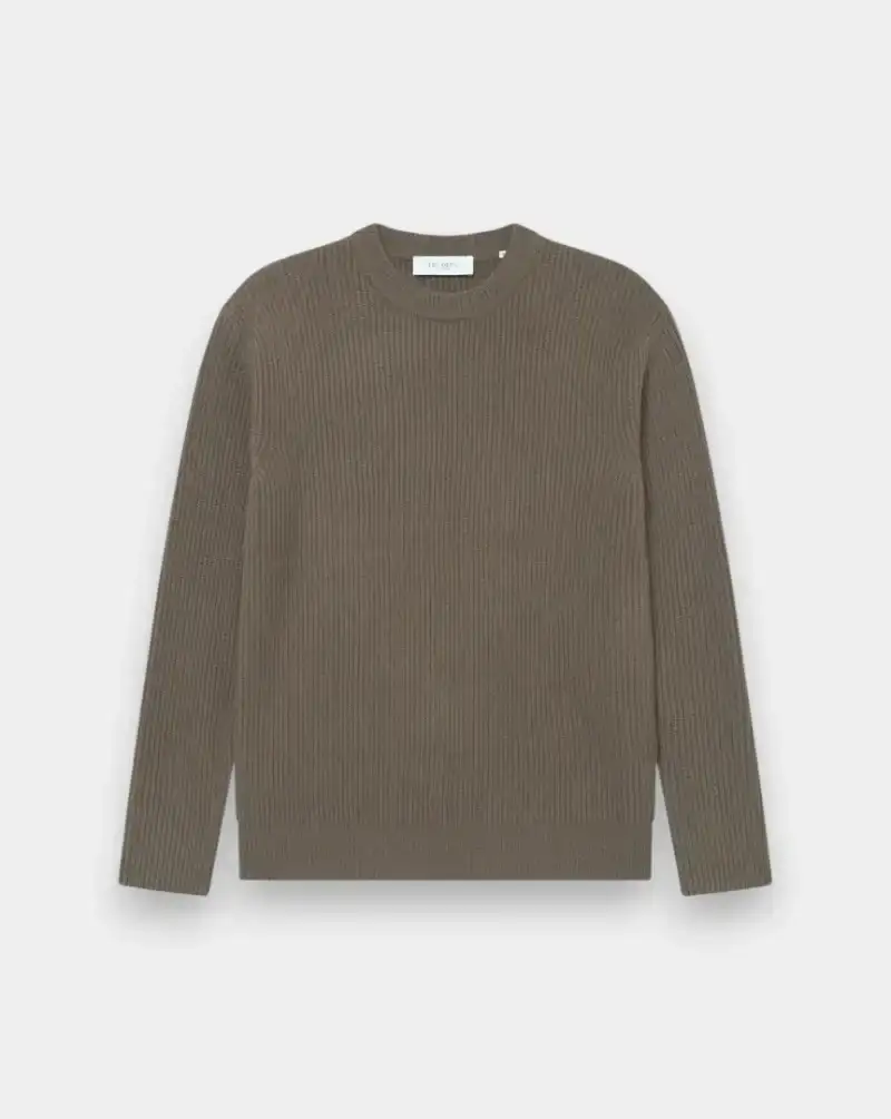 Jersey Les Deux Eddie Wool Rib Crewneck Knit